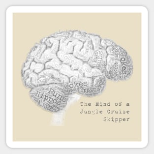 The Mind of a Jungle Cruise Skipper Sticker